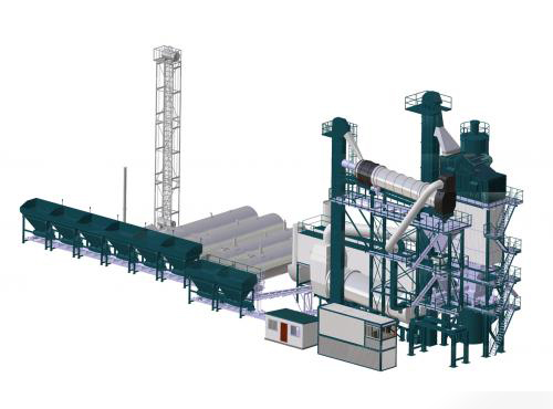 R series asphalt old material recycling mixing equipment