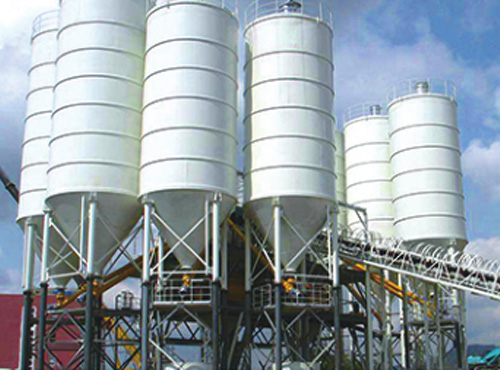 HZS Vertical Shaft Mixing Plant