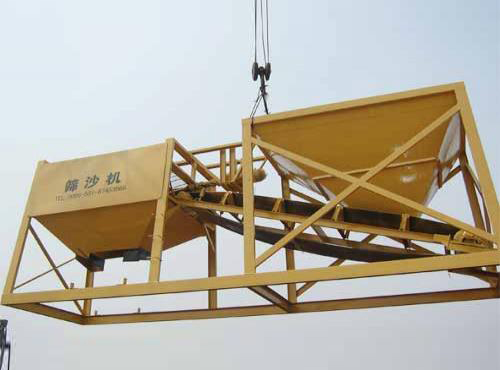 Sand screening machine
