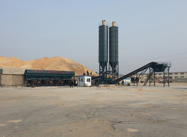 WBM500 stabilized soil mixing plant Weihai construction site